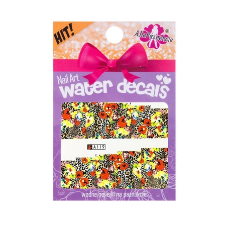 ALLEPAZNOKCIE Naklejki wodne do paznokci LOSOWO
