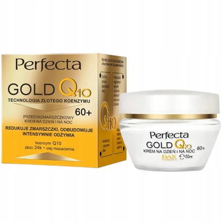 DAX Perfecta Gold Q10 krem do twarzy przeciwzmarszczkowy 60+ 50ml