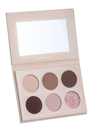 PIERRE RENE Mocha Mousse paletka cieni do powiek Caffe Latte 6x1,3g