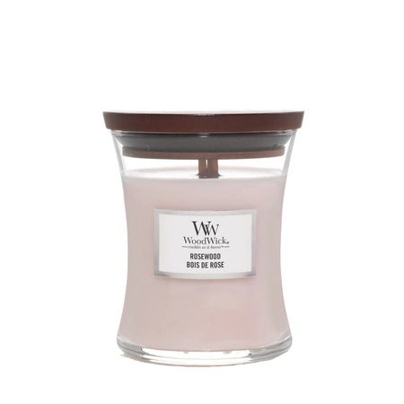 WOODWICK PlusWick średnia świeca w słoiku ROSEWOOD 275g