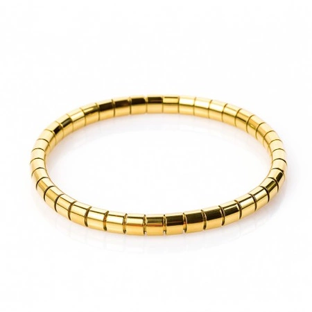 ECARLA bransoletka na rękę ze stali chirurgicznej pozłacanej BST1565