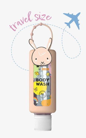 HISKIN Kids Body Wash płyn do kąpieli i mycia ciała Travel Size Królik 75ml
