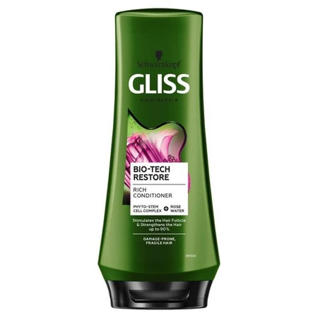 SCHWARZKOPF GLISS KUR Bio-Tech Restore odżywka 200ml