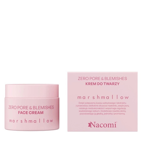 NACOMI Zero Pore & Blemishes Marshmallow krem do twarzy z kwasem salicylowym 40ml 