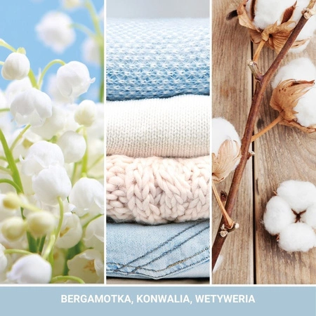 YANKEE CANDLE Signature Mini Zestaw 3 świec w słoiku CLEAN COTTON 3x37g