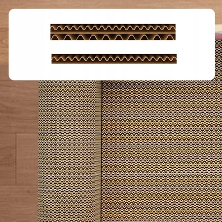 ECARLA drapak dla kota tekturowy, legowisko, kanapa 60x27x33cm KOT19