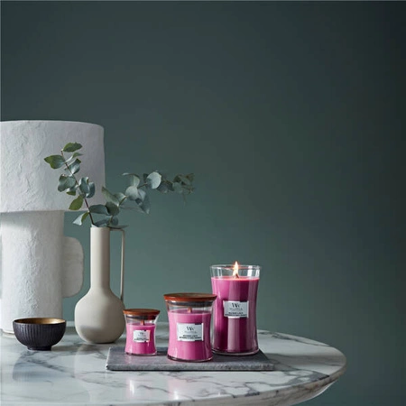 WOODWICK PlusWick mała świeca w słoiku WILD BERRY & BEETS 85g