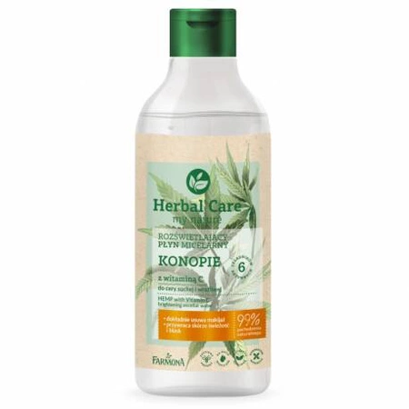 FARMONA Herbal Care Konopie zestaw (płyn micelarny + krem do twarzy + krem do rąk)