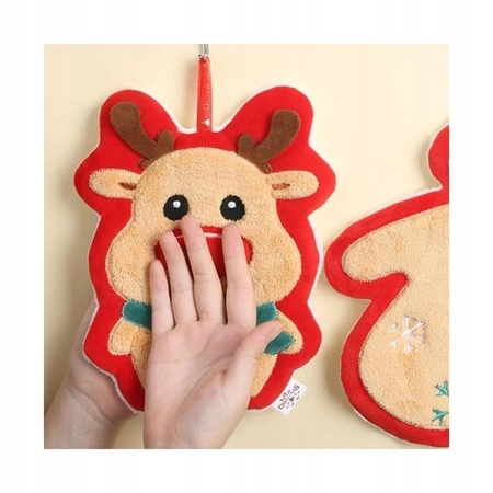 ECARLA ręcznik świąteczny w opakowaniu 25x20cm RENIFER REC58WZ1