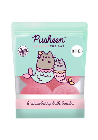 BIES Pusheen The Cat kule musujące do kąpieli 6x55g TERMIN 04-2026