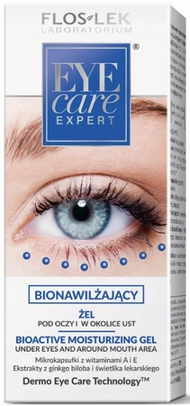FLOSLEK Eye Care żel pod oczy bionawilżający Z Mikrokapsułkami 30ml