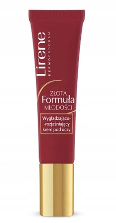 LIRENE Złota Formuła Młodości krem pod oczy 60+ wygładz-rozjaśniający 15ml