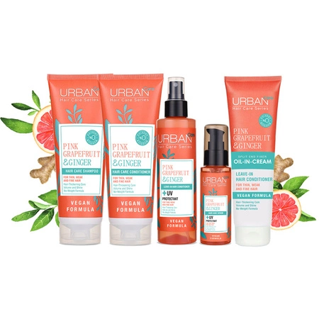 URBAN CARE Pink Grapefruit & Ginger szampon do włosów cienkich 250ml