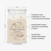 YANKEE CANDLE Signature Duża świeca w słoiku WARM CASHMERE 567g
