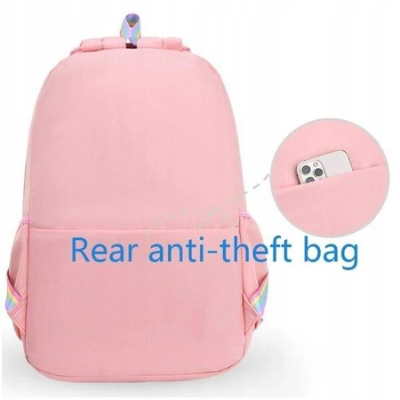 ECARLA plecak uniwersalny kieszonki, odblaski PL160R