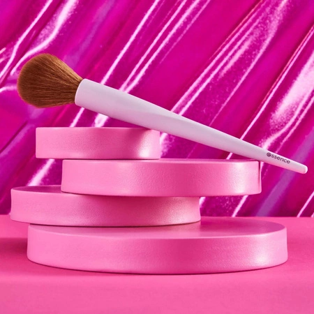 ESSENCE Brush Blush & Highlighter pędzel do różu i rozświetlacza 01 It's Glow Time