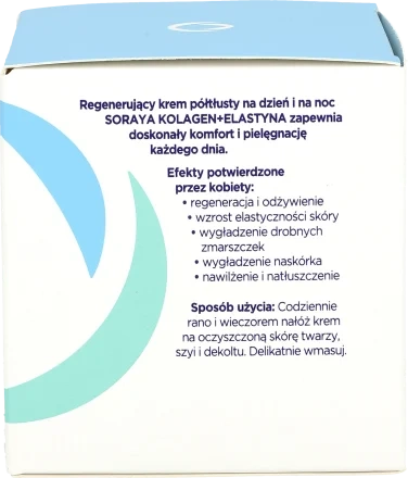SORAYA Kolagen Elastyna półtłusty krem regenerujący 50ml