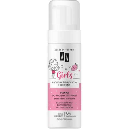 AA Girls pianka do higieny intymnej Truskawka 150ml