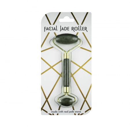 MUJU Facial Jade Roller jadeitowy masażer do twarzy Czarny