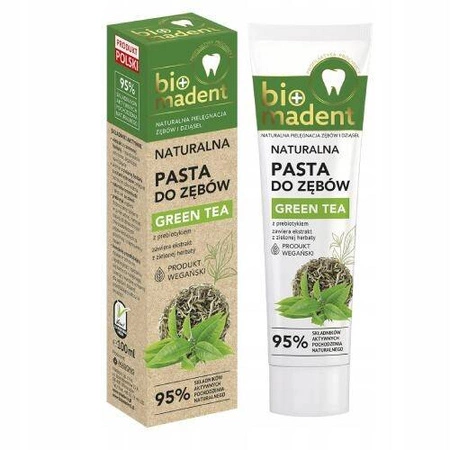 BIO MADENT Naturalna pasta do zębów Green Tea 100ml 