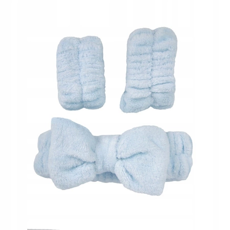 DONEGAL zestaw pielęgnacyjny opaski na nadgarstki i do włosów 6058 3szt