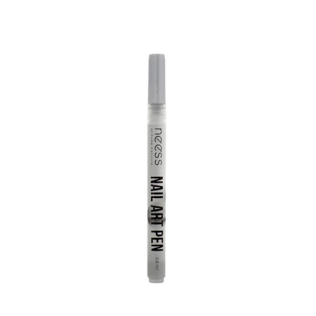 NESS Nail Art Pen pisak do zdobienia paznokci Srebrny 2452 3,8ml