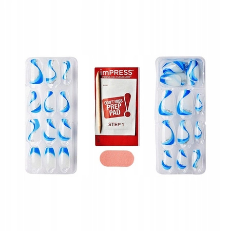 KISS Impress sztuczne paznokcie samoprzylepne 89032 Mesmerize 30szt