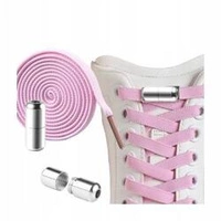 ECARLA sznurówki do butów elastyczne, bez wiązania Różowe SDB01R 2szt