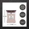 WOODWICK PlusWick średnia świeca w słoiku CASHMERE 275g
