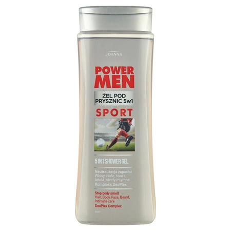 JOANNA Power Men Sport 5w1 żel pod prysznic 300ml 