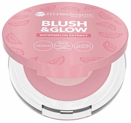 BELL HypoAllergenic Blush&Glow róż i rozświetlacz 