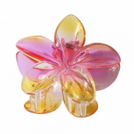 ECARLA spinka-klamra do włosów kwiat Moana Ombre różowo pomarańczowy SP322