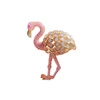 ECARLA broszka z kryształkami Różowy Flaming BZ194