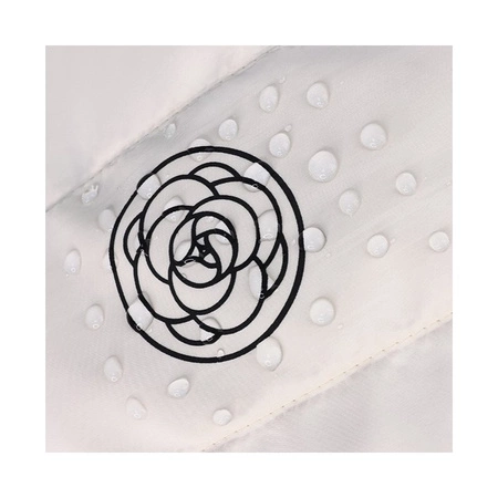 ECARLA kosmetyczka pikowana, wodoodporna 22x31cm Czarna KS144CZ