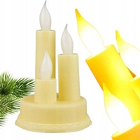 ECARLA świecznik wkład LED na baterię, Migający knot Ciepły LAMP41K