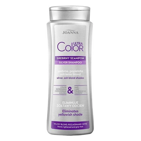 JOANNA Ultra Color szampon do włosów Srebrne odcienie blond 400ml TERMIN 11-2025