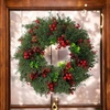 ECARLA girlanda świąteczna wieniec ozdoba na drzwi stroik 45cm WSN22