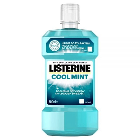 LISTERINE Cool Mint łagodny Smak płyn do płukania jamy ustnej 500ml