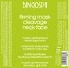BINGOSPA maska do twarzy, na dekolt i szyję ujędrniająca 150ml