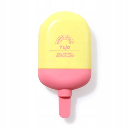 PATCH HOLIC maska do twarzy na noc rozjaśniająca z witaminą C Yuja 70g