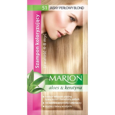 MARION szampon koloryzujący 51 Jasny Perłowy Blond 40ml