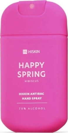 HISKIN Anitibac Hand spray do dezynfekcji rąk Happy Spring Hibiscus 30ml