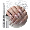 NESS Nail Art Pen pisak do zdobienia paznokci Srebrny 2452 3,8ml