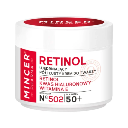 MINCER PHARMA Retinol tłusty krem do twarzy 60+ 50ml
