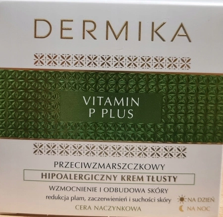 DERMIKA Vitamin P Plus tłusty krem do twarzy hipoalergiczny 50ml