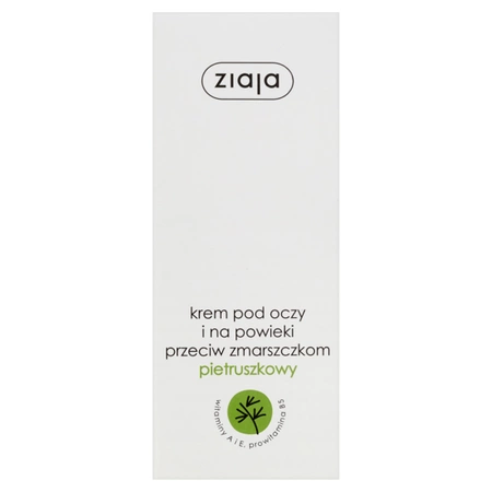 ZIAJA Krem pod oczy i na powieki przeciw zmarszczkom Pietruszkowy 15ml
