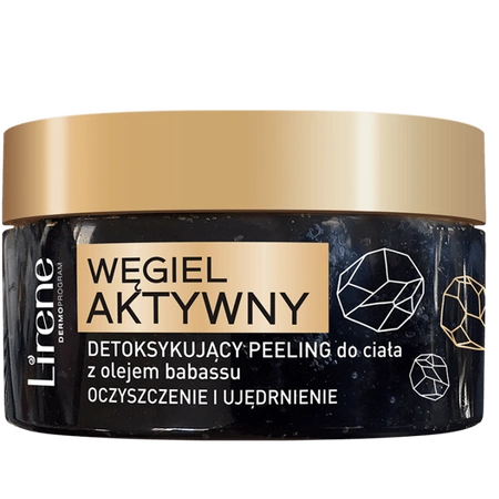 LIRENE Dermoprogram detoksykujący peeling do ciała Węgiel Aktywny 200g