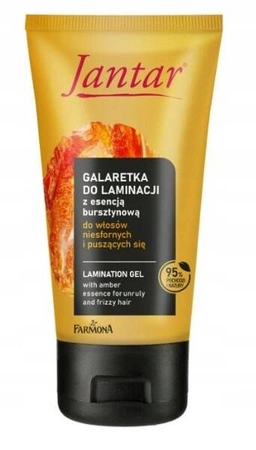 FARMONA Jantar galaretka do laminacji do włosów puszących się 150g 