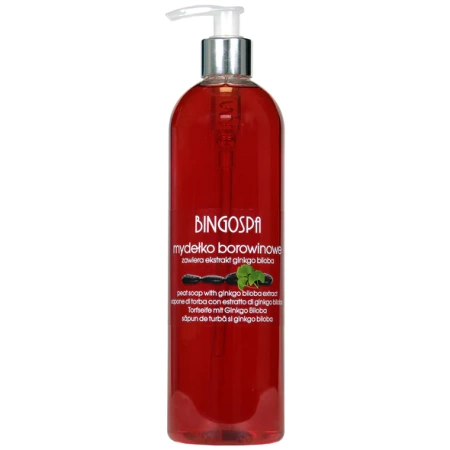 BINGOSPA mydełko borowinowe z ekstraktem z Ginkgo Biloba 500ml