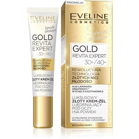 EVELINE Gold Lift Expert krem-żel ujędrniający pod oczy i na powieki 15ml